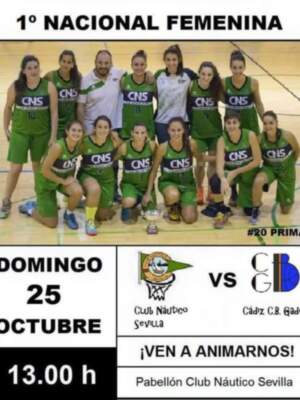 Comienza la Liga 2015/16 de Primera Nacional femenina para el Club Náutico Sevilla
