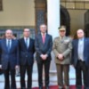 Conmemoración de  concesión de la ¨Cruz Laureada de San Fernando al Regimiento de Caballería, Cazadores de Alfonso XII¨, en la acción de Taxdirt.