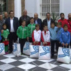 La Escuela de Fútbol recibe material deportivo por su participación en la Copa Diputación(Chipiona)