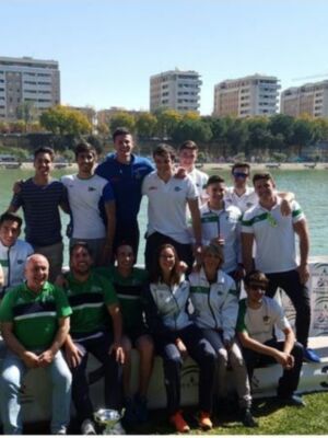 El Club Náutico Sevilla, campeón de España de invierno de piragüismo