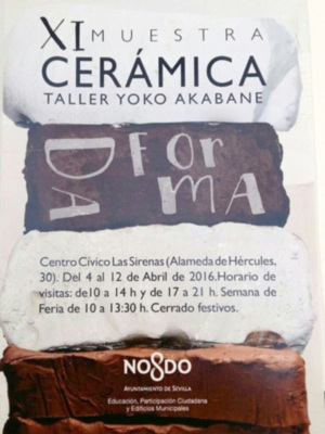 XI Muestra de Cerámica en Sevilla  Taller YOKO AKABANE