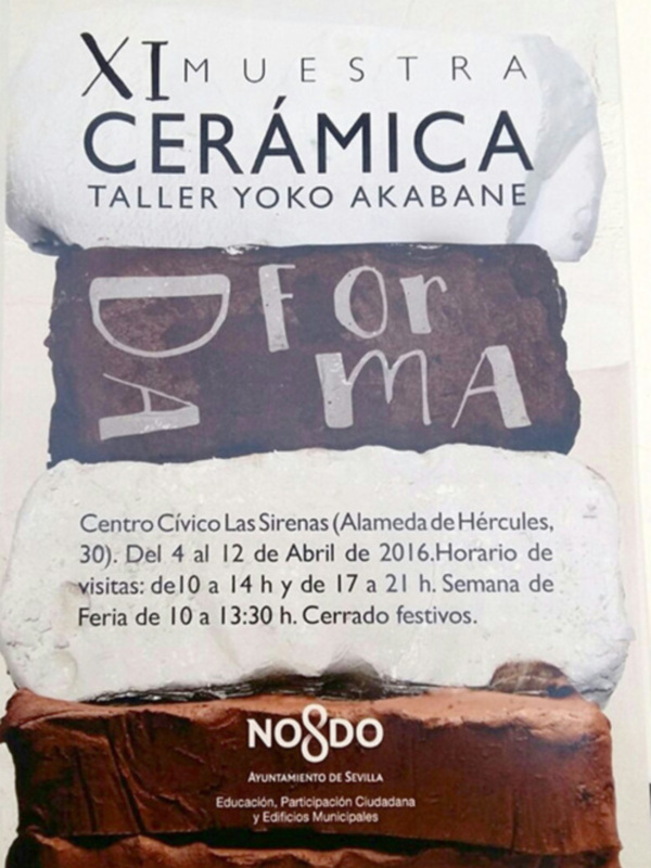 XI Muestra de Cerámica en Sevilla Taller YOKO AKABANE