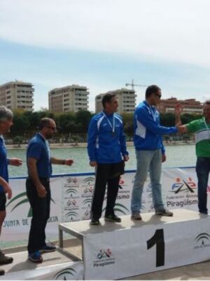 El Campeonato de Andalucía de barcos de equipo, para el Club Piragüismo Triana