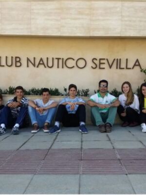 La flota de vela ligera del Club Náutico Sevilla, en las Copas de España de Techno, Láser y Aguas Interiores