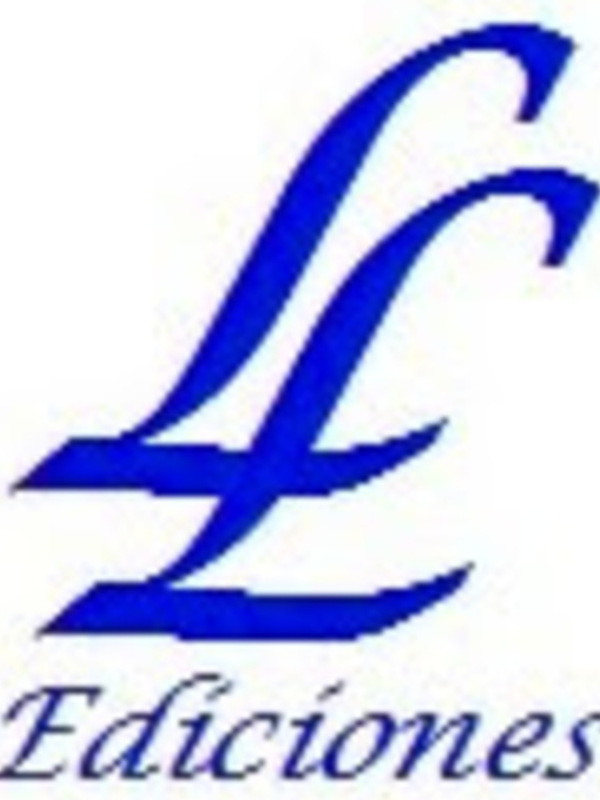 Logotipo de Ediciones LC, destacando la letra 'C' en azul sobre fondo blanco.