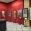 Exposición de carteles pintados ?De las Glorias a la Patrona de Sevilla? en el Círculo Mercantil de Sevilla.