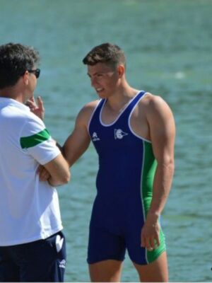 Gonzalo Martín y Ramón Lecumberri, con la selección española de piragüismo