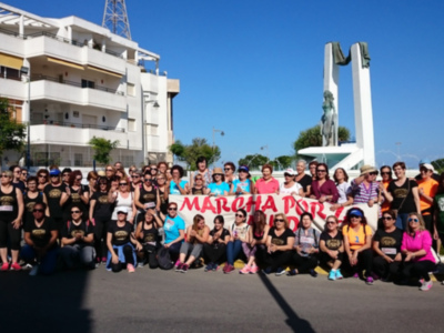 Más de un centenar de mujeres han participado hoy en la marcha del Día Internacional de la  Salud de las Mujeres(Chipiona)