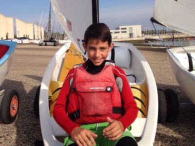 Triple presencia del Club Náutico en la Copa de España de la clase Optimist