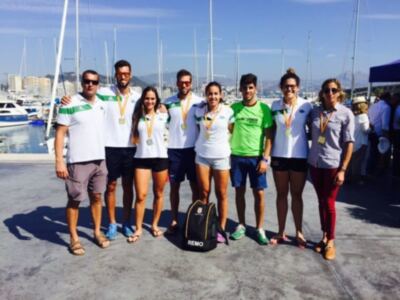 El Náutico Sevilla, subcampeón de España de remo de mar