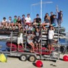 Las flotas de Láser y windsurf del Náutico Sevilla, en los Campeonatos de España
