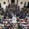 La Banda de musica de la Oliva de Saltera realizó un concierto con motivo del XLV Aniversario de la  Coronación de la Virgen de las Angustias de Alc
