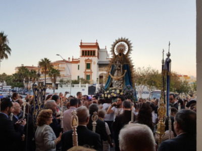 Procesión de Nuestra Señora de Regla del Pinar hasta el Santuario con motivo del Año Jubilar de la Misericordia