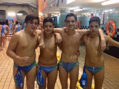 Quinteto del C.W. Dos Hermanas-EMASESA en el Plan Andaluz de Tecnificación