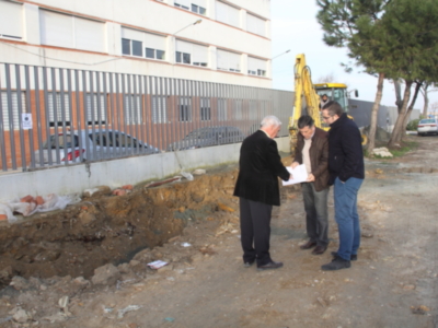 El Ayuntamiento palaciego mejora el alcantarillado de la Carretera del Monte, un proyecto que se complementará con el adecentamiento de la zona
