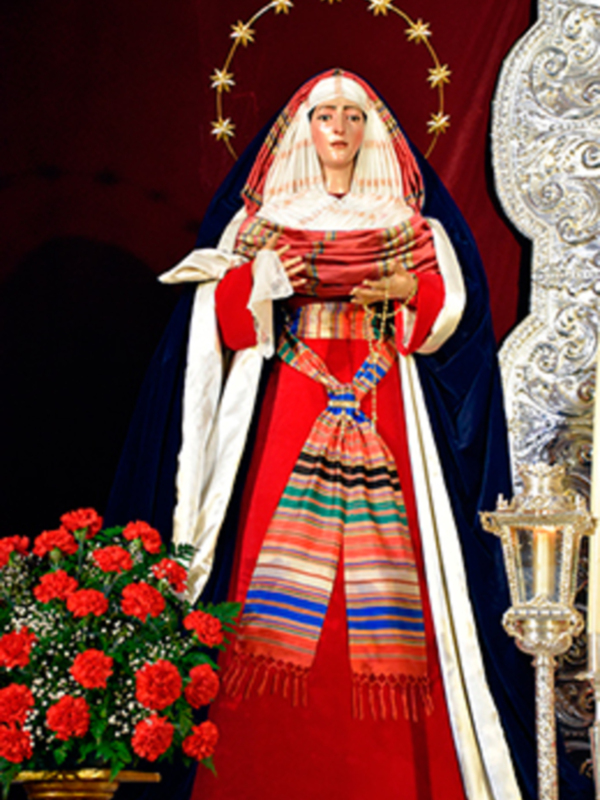 La madre de Dios vestida de hebrea en Alcalá del Río