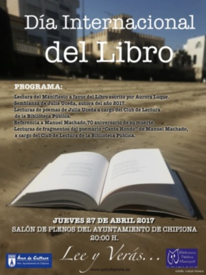 Actividades para escolares inician el programa para de la Biblioteca municipal para conmemorar el Día internacional del libro