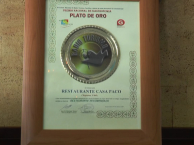 El Restaurante Paco de Chipiona galardonado con el premio nacional Plato de oro de Radio Turismo