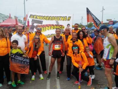 Paco Guisado se convierte en leyenda del atletismo al finalizar su maratón número cuarenta
