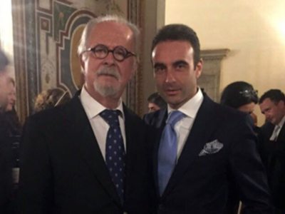 Ponce, en la inauguración de la exposición de Botero en Roma