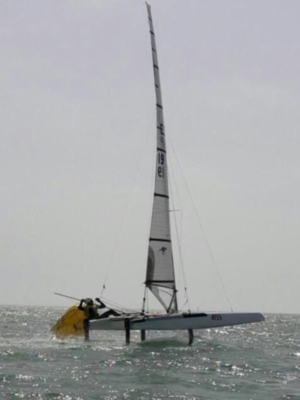 Juan Luis Páez, subcampeón andaluz de la clase Catamarán