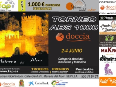 Torneo ABS 1.000 Mamparas Doccia y Andaluz de veteranos por equipos de Segunda