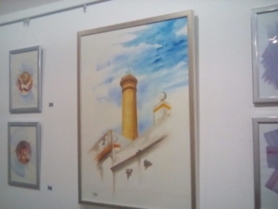 Exposición de óleos y acuarelas por Regli Sáenz, del 28 de Julio hasta el 8 de Agosto.