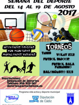 Abiertas las inscripciones para la Semana del deporte, que busca la convivencia y el intercambio de experiencias entre deportistas