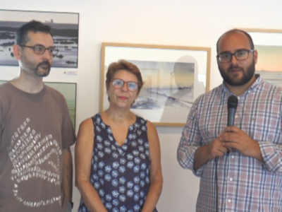 La sala del Castillo acoge la exposición 'Acuagrafías y fotorelas' de Carmen Sánchez y Jorge Burgos