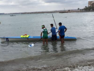 Subtítulo para el Club Náutico en el Open Internacional Ciudad de Torrevieja de remo de mar