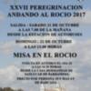 La Hermandad del Rocío de Chipiona peregrinará andando al Rocío el sábado 21 de octubre