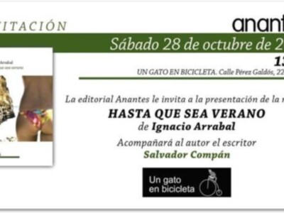 Ignacio Arrabal presenta la novela Hasta que sea verano en Sevilla "una historia de descubrimientos, pasiones y heridas con el fin del estío