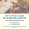 En enero comienza a funcionar la nueva fórmula de pago de cuotas  anual o semestral de Alzheimer