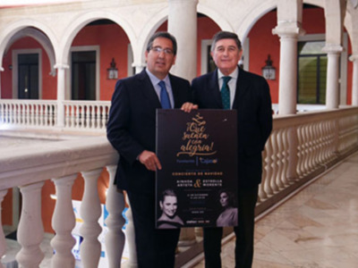 La Fundación Cajasol entrega a la Fundación MEHUER los 12.000€ recaudados en el concierto “¡Que suenen con alegría!” en Sevilla