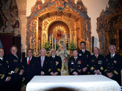 Una Delegación de RLNE celebró el hermanamiento con la hermandad de la Virgen del Mar de Sevilla patrona de Almería.