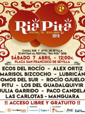 Canal Sur Radio celebra la primavera con el concierto de sevillanas Ria Pitá en Sevilla