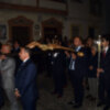 Solemne procesión de los titulares de la Hermandad de la Vera-cruz de Alcalá del Río para el Quinario del Cristo.