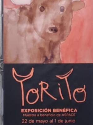 Beatriz Zamora inaugura en la Cámara de Comercio la exposición "Torito" a beneficio de ASPACE