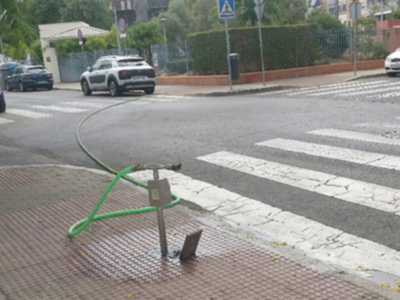 El riego de parques y jardines