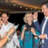 Marina Bernal y Raúl Pérez presentaron con éxito La cena solidaria 'Atlántica' en Costa Ballena