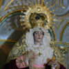 La titular mariana de la Hermandad de Jesús Ilipense vestida por  Francisco Ruiz Muñoz