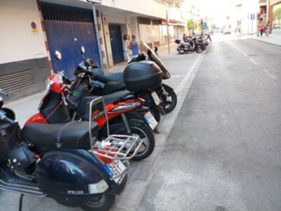 Sevilla tercera ciudad de España en número de motos