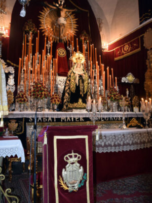 Altar de cultos de Quinario al Señor Yacente de la Misericordia Ilipense.