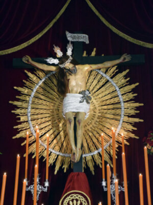 La Hermandad de la Soledad de Alcalá del Río celebra el Quinario del Señor Yacente.