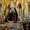 La Virgen de las Angustias de Alcalá del Rio sorprende vestida de luto