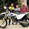 El piloto Víctor Rodríguez presenta su nueva moto y su nuevo equipo, el MRT, para la nueva temporada que comienza en marzo  con el inter provincial