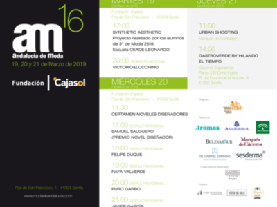 Más de 30 diseñadores se dan cita en la edición número 16 de Andalucía de Moda.
