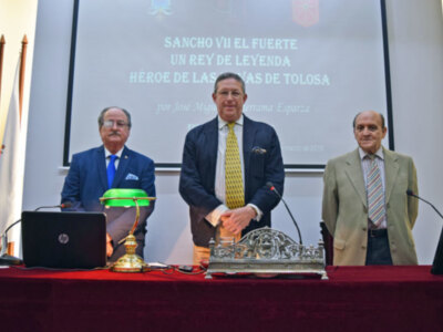José Miguel Valderrama hizo un recorrido por la vida del rey Sancho VII el Fuerte de Navarra.