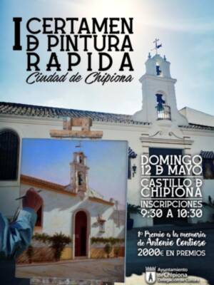 Cultura apuesta por un certamen de pintura rápida para dinamizar el segundo fin de semana de mayo