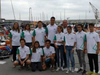 Cinco podios para la flota de windsurf del Náutico Sevilla en los Campeonatos de España